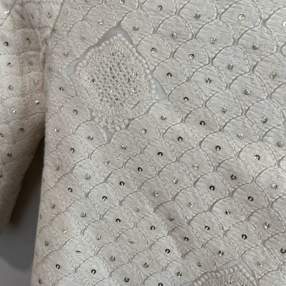 Gold and Cream Toddler Indian Formal Outfit - Picture 3 of 9